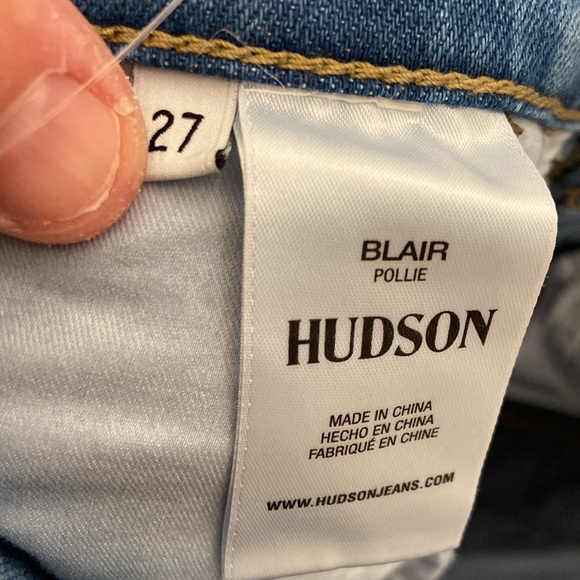 Hudson Blair High Rise Straight Crop, Style: RPLPOL75604, 27x27, NWT, $199 MSRP - Picture 8 of 13
